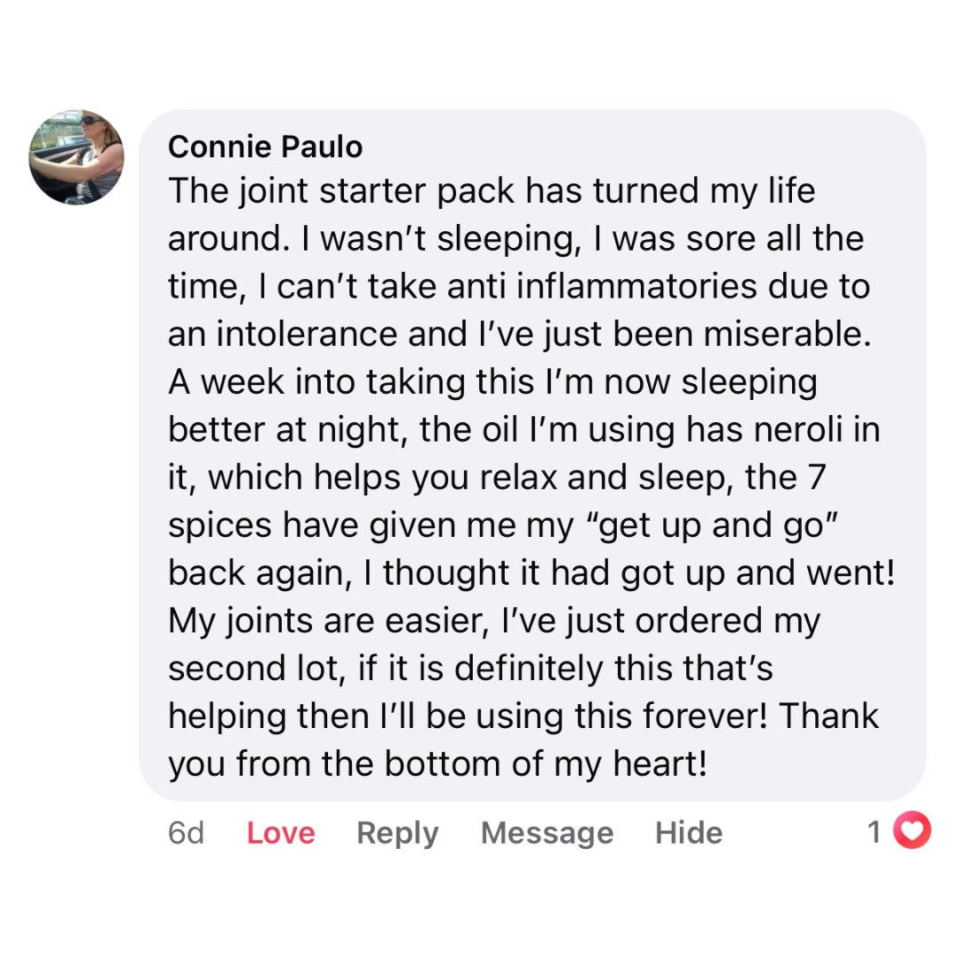 PurXtracts's tweet photo. Nothing makes us happier than hearing stories like this! ❤️ 

Connie found relief from joint pain, better sleep, and renewed energy - all thanks to our Joint Starter Pack! With the power of natural ingredients like neroli essential oil, and powerful healing spices, she’s feeling like herself again. 🌿 😌 

Ready to experience the same transformation? 💪 

Try it for yourself! https://t.co/XLOsb924bE

#HolisticHealing #JointHealth #NaturalWellness #PureXtracts