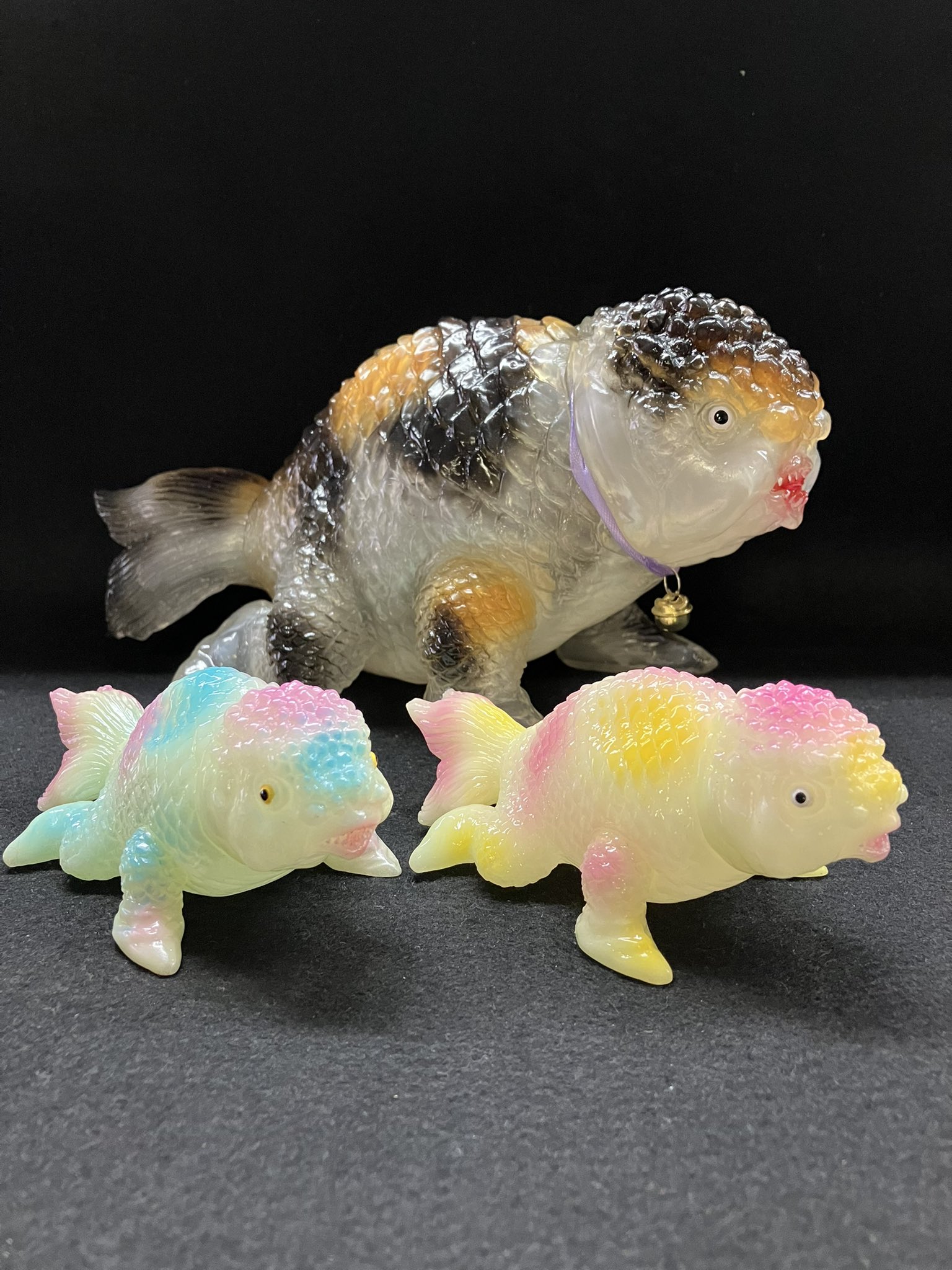 ヤモマーク キンギョザウルス ソフビ/クリア ヤモマーク