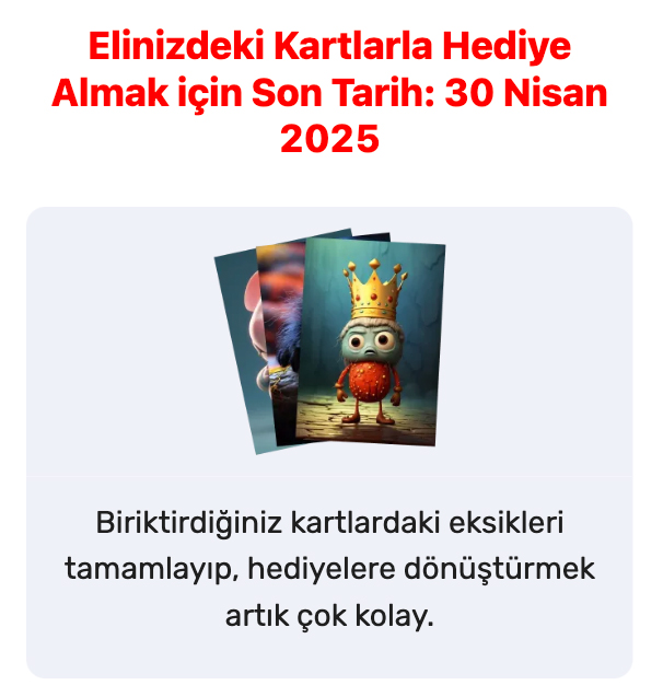 ELYT_Social's tweet photo. Elinizdeki Kartlarla Hediye Almak için Son Tarih: 30 Nisan 2025. Şimdi hesabınıza giriş yapabilir ve kartlarınız ile alabileceğiniz hediyelere göz atabilirsiniz. Eğer eksik kartınız varsa Generic Common #2 kartı ile eksiğinizi tamamlayabilir ve hediyenizi alabilirsiniz. https://t.co/AvyVS1QJz5
