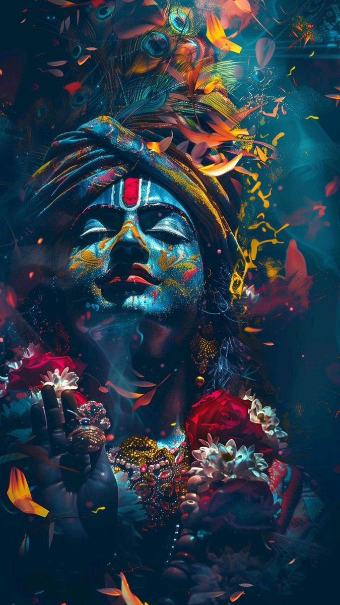 हरे कृष्ण हरे कृष्ण, कृष्ण कृष्ण हरे हरे 
हरे राम हरे राम , राम राम हरे हरे🙏❤️🥀
