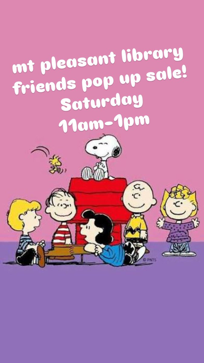 Mt. Pleasant Library Friends tweet media