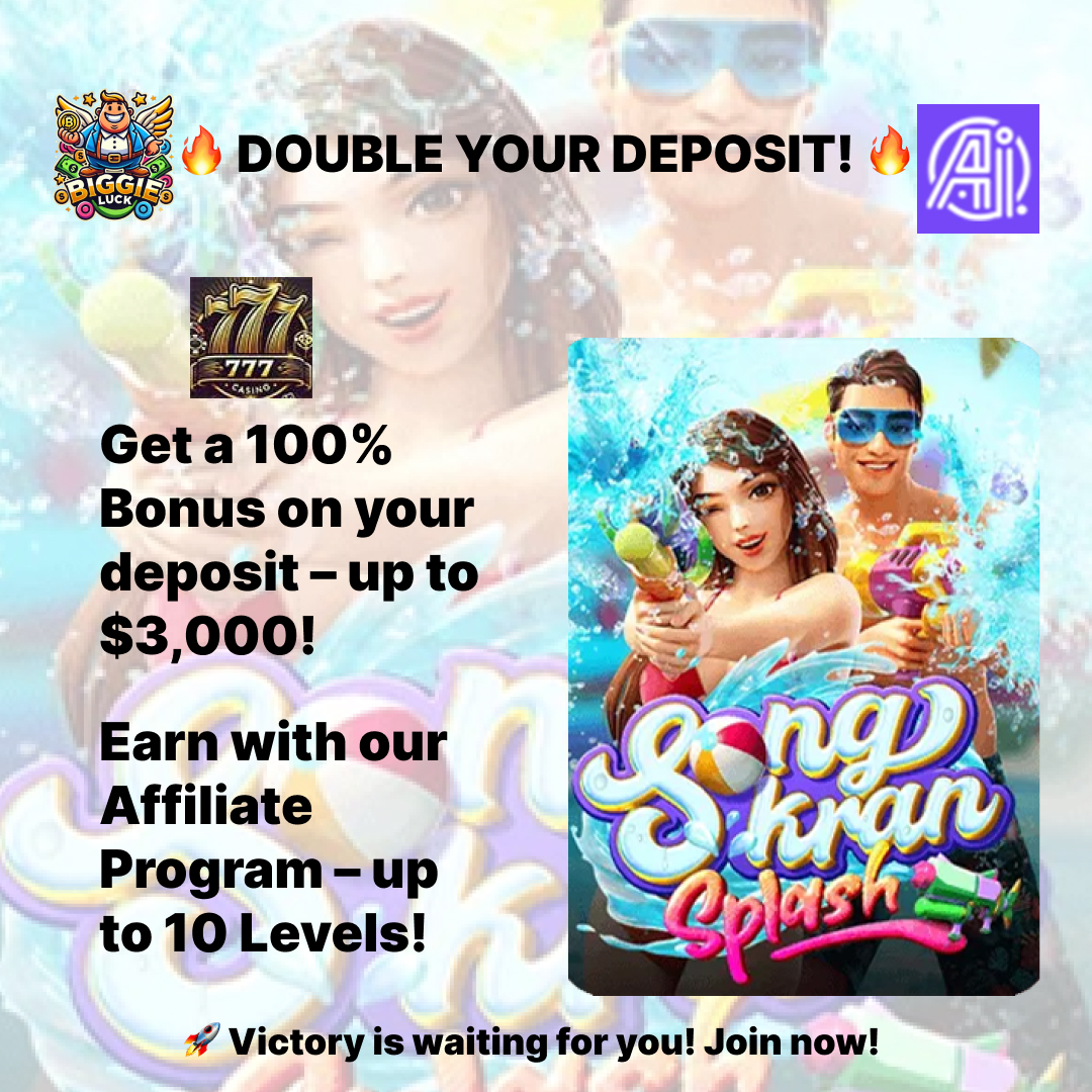 AIASTRAen's tweet photo. 💦🎉 Celebrate Big Wins with Songkran Splash! 🎰💰

Join the ultimate water festival and soak in refreshing rewards! Spin the reels, splash into fortune, and let the fun begin!  

👉 Play now and feel the splash of luck!

#SongkranSplash #FestivalWins #BigJackpots https://t.co/mwqdYeY1F5
