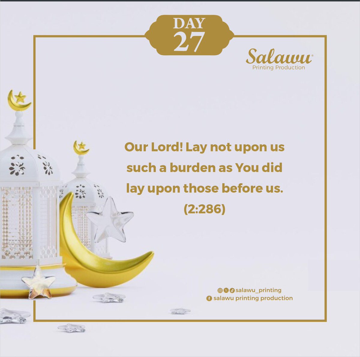 salawu_printing's tweet photo. DAY 27
.
.
.
#ramadan2025 #ramadan #ramadanquotes #islamicquotes #muslim #muslimquotes https://t.co/DevLghptOl