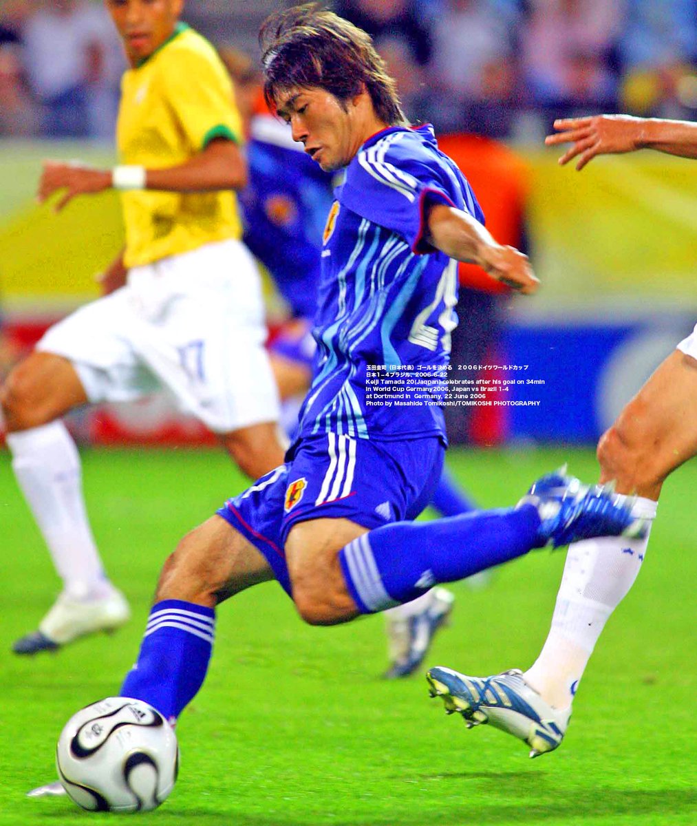 ヒ*デ様 2006 独W杯 日本代表ユニフォーム 玉田圭司 マッチデイパッチ