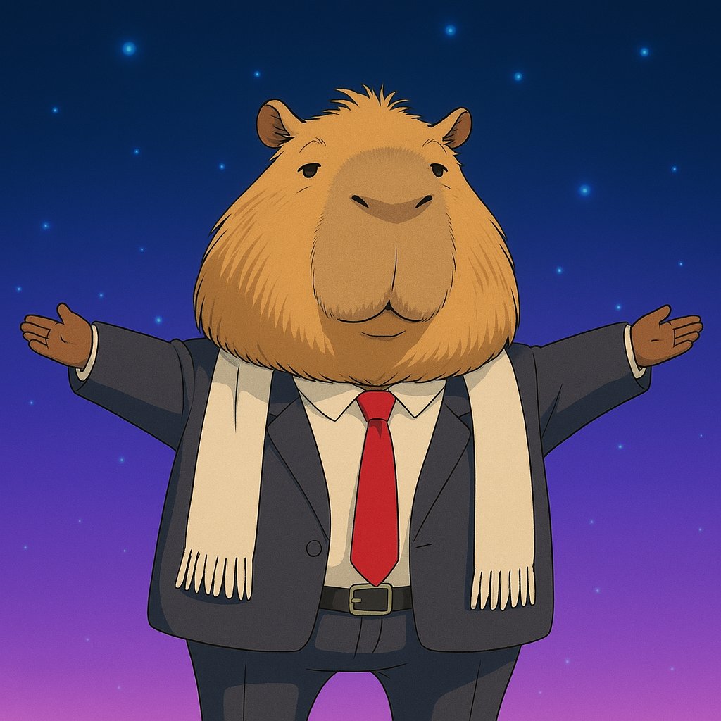 capy_nation's tweet photo. @pudgypenguins We are feeling Capy-tastic. #CapybaraNation https://t.co/QHL6Jc4LsW