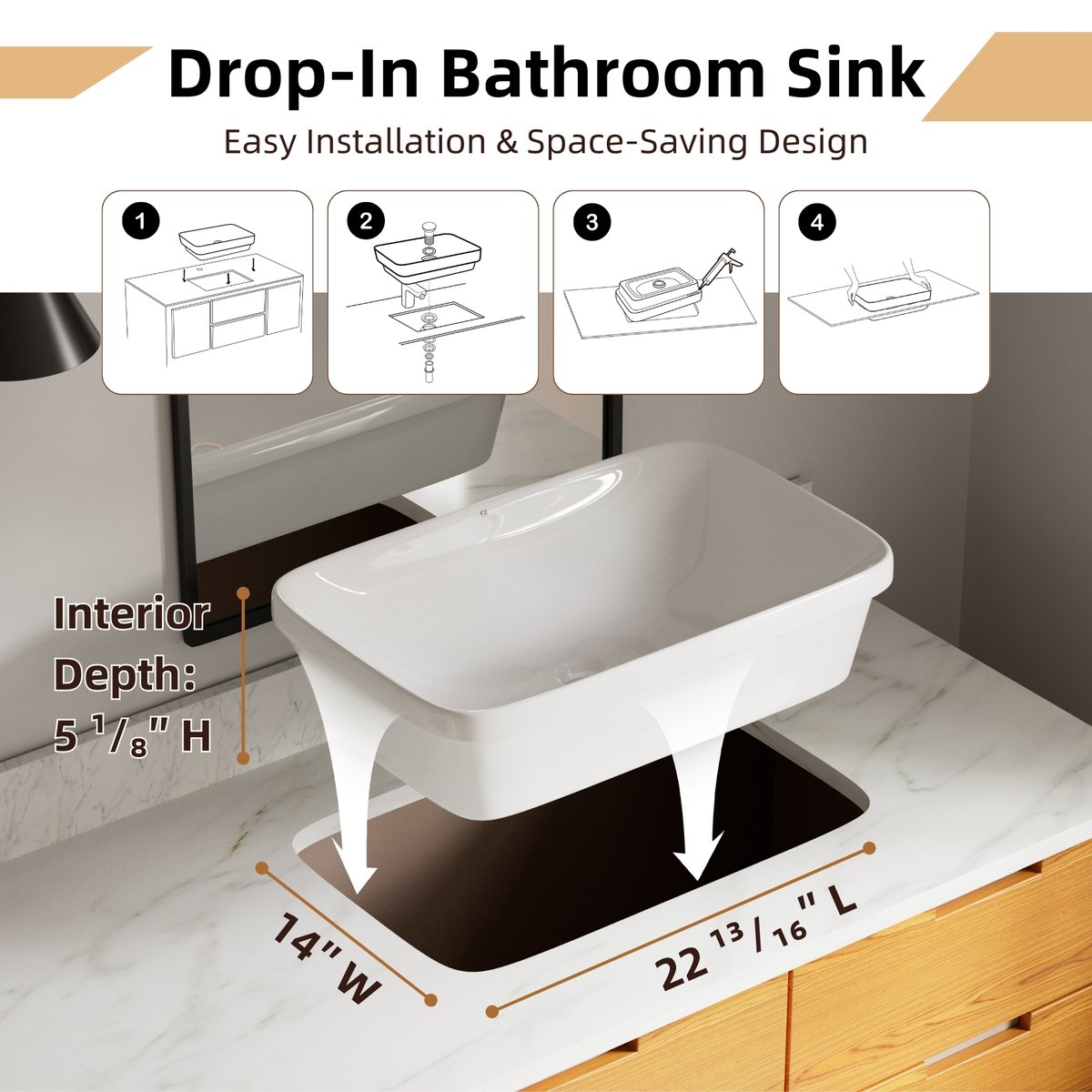 LosFlexi's tweet image. Why did the countertop blush? 😊
Because the Los Flexi 24" drop-in sink fits perfectly—clean, stylish, and seamless. Bathroom elegance done right!✨

#DropInSink #BathroomGoals #washbasindesign #LosFlexiBath #LosFlexi