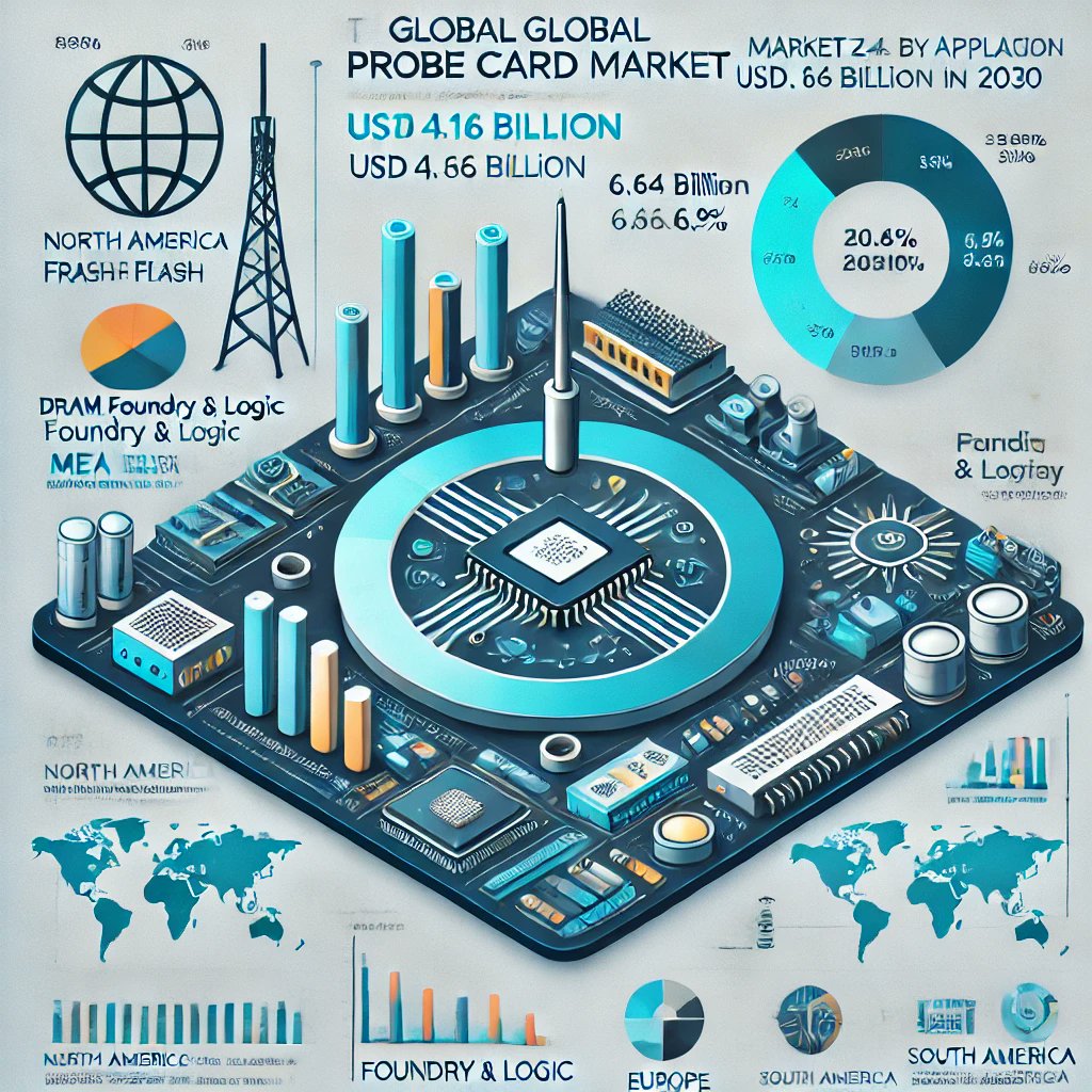 KalpeshRaj92069's tweet image. 🚀 The #ProbeCard market is projected to grow from $4.16B in 2023 to $6.64B by 2030, at a CAGR of 6.9%. 📈 

More insights 👉 maximizemarketresearch.com/request-sample…

#TechTrends #Semiconductors #Innovation #Signal #Tucker #LeBron #Ghibli