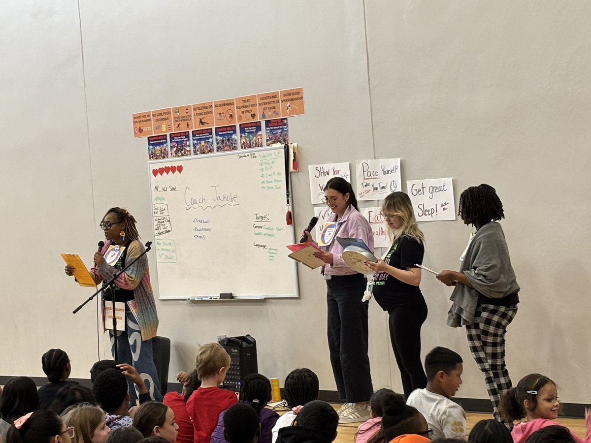 EaglesWelborn's tweet photo. 3-5 had an assembly this morning to get them PUMPED for state testing starting next week! 🧠Admin, 3rd, 4th , and 5th grade teachers all did a skit, chant, or song to review those test taking strategies!✏️ WE ARE THE CHAMPIONS..of KAP! Let’s go Welborn! Let’s rock these tests! ❤️ https://t.co/xz0Q1UQ7s6