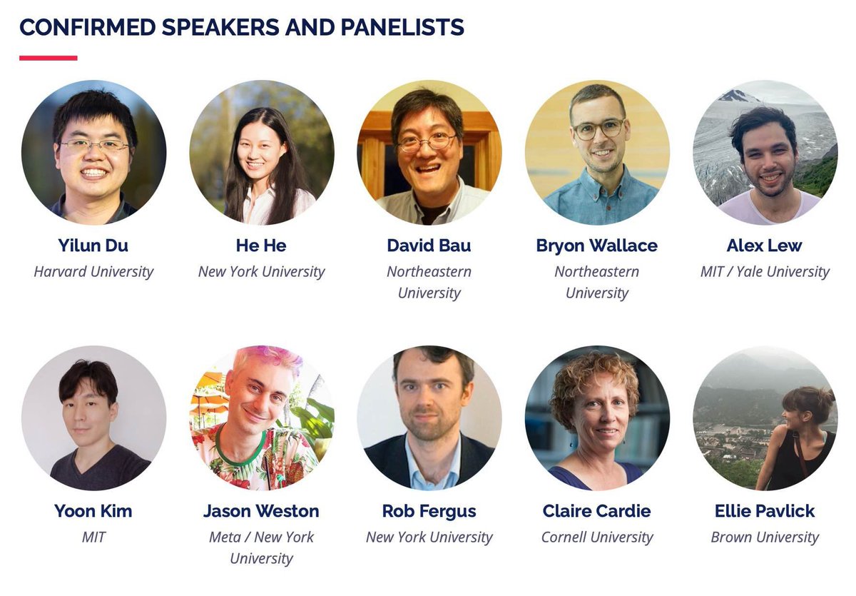 ⌛️ Time’s ticking! Don’t miss your chance to submit your CoLM/ARR/ICLR/ongoing work to New England NLP 2025.

nenlp.github.io/spr2025/

And join us with an exciting lineup of speakers 🥳.