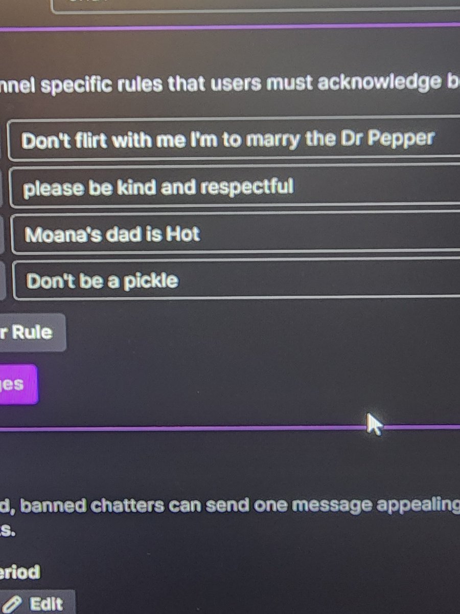 KoiyaLua's tweet image. I think I have the best chat rules 💜😂
#twitch #Vtuber #chatrules