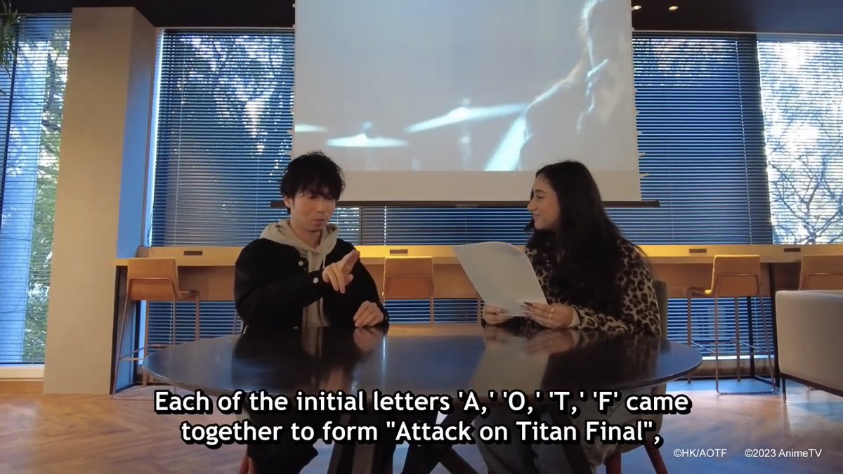 cadbanality's tweet photo. so…
ashes on the fire 🔥
all of the freedoms 🕊️
aim of the fate 🏹
A.O.T.F = attack on titan final (season)
arc of the ashes ✨
A.O.T.A = attack on titan… alternative??
anything to share with the class, yamamoto?
#TheAttackContinues #CompleteAoT #AOTF #AOTA #SaveEren #Paths https://t.co/Fhi0exLrOG