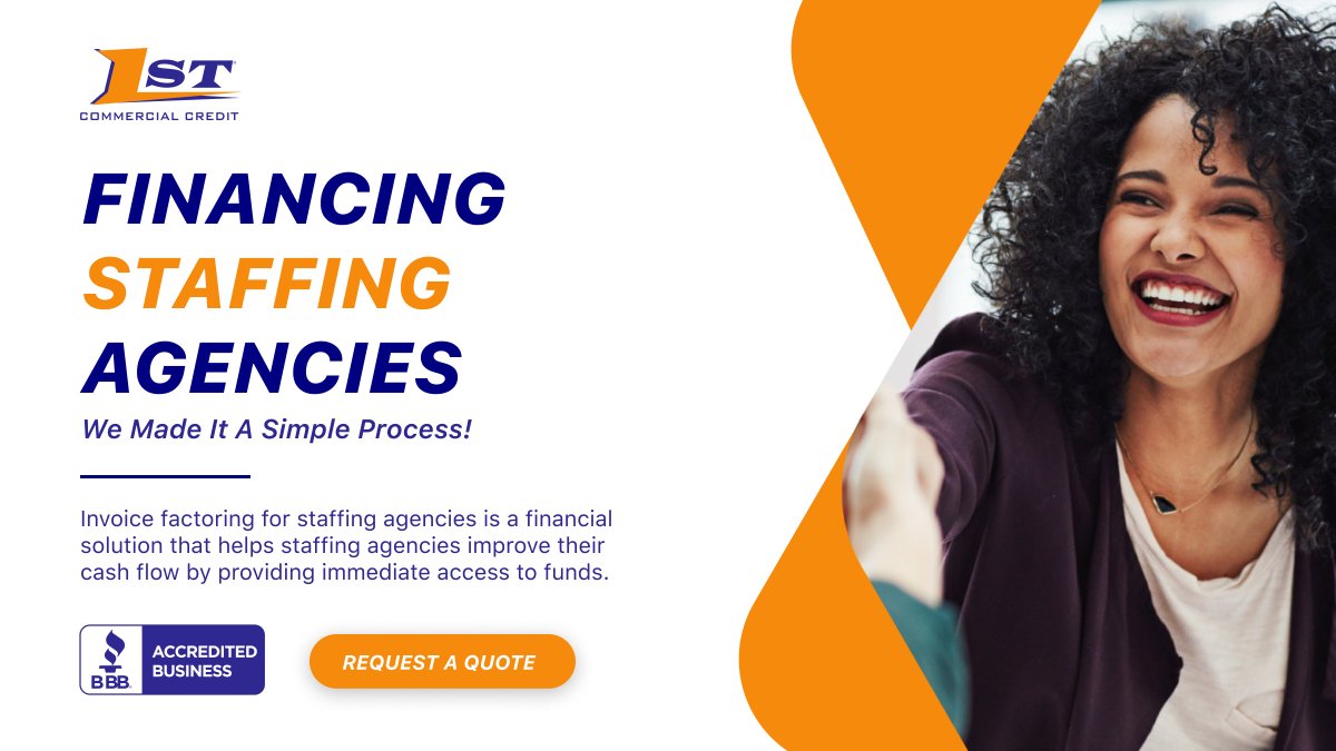 1stComCredit's tweet photo. We Made It A Simple Process!

What Is Invoice Factoring For Staffing Agencies?

Learn More:
https://t.co/Lwm80lNygr

#invoice #factoring #financing #receivables #fast #funding #staffing #agencies #1stcc https://t.co/senrVVa44H