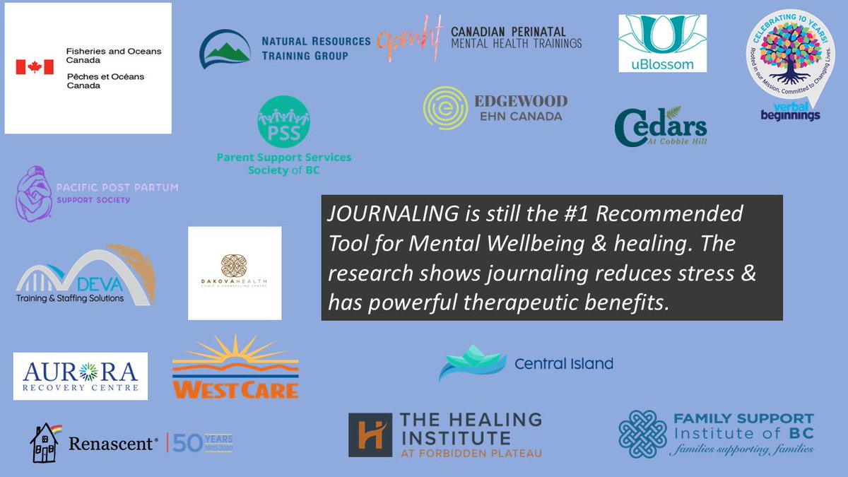 Inspired to see how many folks &amp; organizations see the value &amp; healing power of Journaling &amp; Creativity to reduce stress &amp; improve mental wellness. nicollenattrass.com