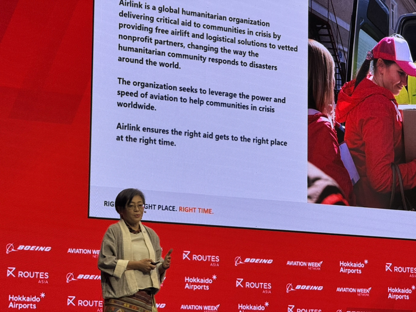 We were joined by our charity partner, Airlink, today at #RoutesAsia Claire Leow shared some of the truly amazing work the organisation did in 2024: 4 million people helped, 862MT of aid delivered, 99 NGOs assisted and 46 countries reached.