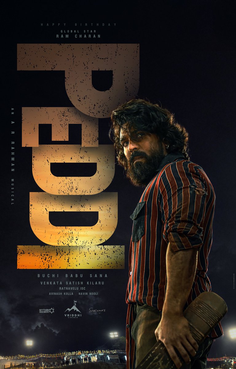 Vriddhi Cinemas (@vriddhicinemas) on Twitter photo 𝐀 𝐌𝐀𝐍 𝐎𝐅 𝐓𝐇𝐄 𝐋𝐀𝐍𝐃, 𝐀 𝐅𝐎𝐑𝐂𝐄 𝐎𝐅 𝐓𝐇𝐄 𝐍𝐀𝐓𝐔𝐑𝐄 ❤️🔥
#RC16 is #PEDDI 🔥💥
Happy Birthday Global Star <a href="/AlwaysRamCharan/">Ram Charan</a> ✨
#HBDRamCharan
#RamCharanRevolts
<a href="/NimmaShivanna/">DrShivaRajkumar</a> #JanhviKapoor <a href="/BuchiBabuSana/">BuchiBabuSana</a> <a href="/arrahman/">A.R.Rahman</a> <a href="/RathnaveluDop/">Rathnavelu ISC</a> <a href="/artkolla/">Kolla Avinash</a> <a href="/NavinNooli/">Navin Nooli</a> 𝐀 𝐌𝐀𝐍 𝐎𝐅 𝐓𝐇𝐄 𝐋𝐀𝐍𝐃, 𝐀 𝐅𝐎𝐑𝐂𝐄 𝐎𝐅 𝐓𝐇𝐄 𝐍𝐀𝐓𝐔𝐑𝐄 ❤️🔥
#RC16 is #PEDDI 🔥💥
Happy Birthday Global Star <a href="/AlwaysRamCharan/">Ram Charan</a> ✨
#HBDRamCharan
#RamCharanRevolts
<a href="/NimmaShivanna/">DrShivaRajkumar</a> #JanhviKapoor <a href="/BuchiBabuSana/">BuchiBabuSana</a> <a href="/arrahman/">A.R.Rahman</a> <a href="/RathnaveluDop/">Rathnavelu ISC</a> <a href="/artkolla/">Kolla Avinash</a> <a href="/NavinNooli/">Navin Nooli</a>
