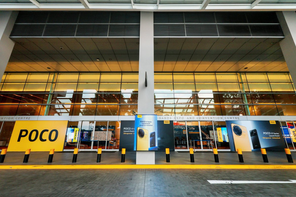 POCOGlobal's tweet image. Capturing the Moment: #POCOF7SeriesLaunch is here in Singapore!
👉 Swipe through to see the exciting moments.
#POCOF7Series #POCOF7Pro #POCOF7Ultra #POCOinSingapore