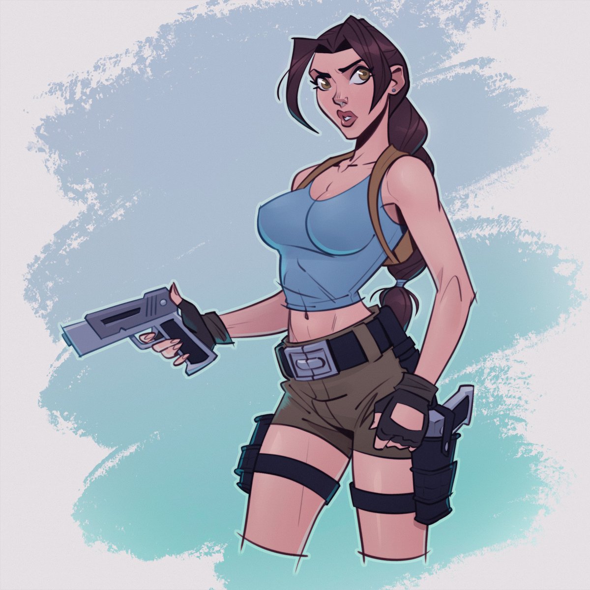 NeoCloudBuster's tweet image. Lara Croft. I got tired of seeing AI all over twitter and in an effort to not feel obsolete figured I’d post something someone had to work for and spend years trying to improve to actually produce. Still looking at it and wonder how it could be better so I could apply what I’ve…