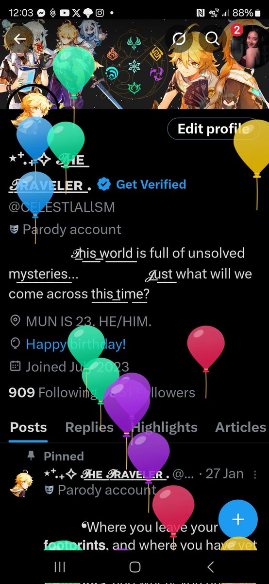 CELESTlALlSM's tweet photo. Balloons. https://t.co/pJLjttrYZM