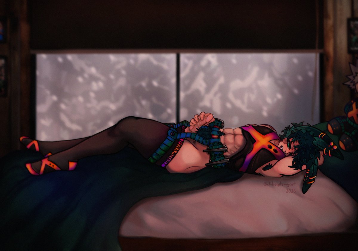 Bkdk | 🔞 | bunzuku 

This art goes with my fic “That’s one Buff Bunny” on ao3!