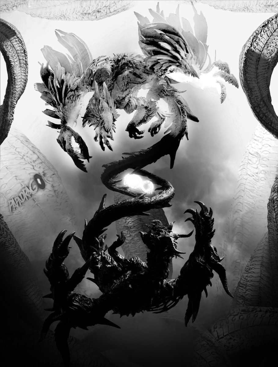 SnoreDollar's tweet image. And I choke myself on sacred vapor

#MonsterHunterWilds #Zoh_Shia
#fanart #blender