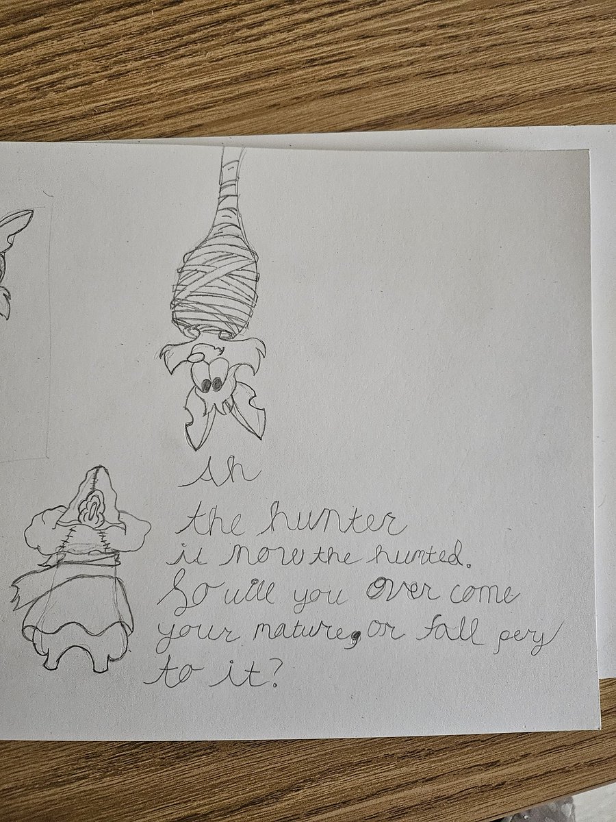 Ku, the cat, was caught up in her scouting mission in the iceshard cliffs. Fortunately, a wandering Wudwud happened upon her and is offering to help. #monsterhunterwilds #capcom #fanart #monsterhunter #nature #loonytunes #rove #rovethewudwud #wudwud #monsterhunterwilds #art