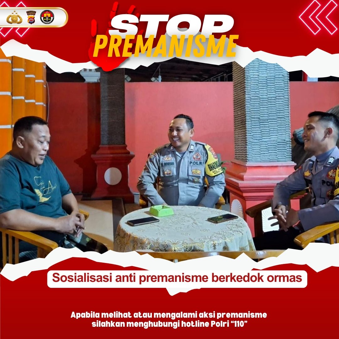 Sosialisasi anti premanisme berkedok ormas