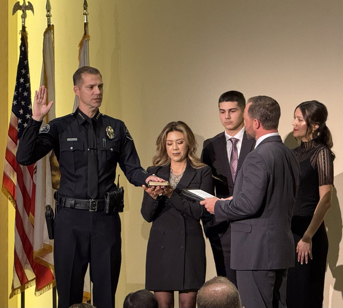 I had the pleasure of attending the swearing-in ceremony for the new <a href="/TustinPolice/">Tustin PD</a> Chief Sean Thuilliez this week. Congratulations Chief, and welcome to Orange County!
