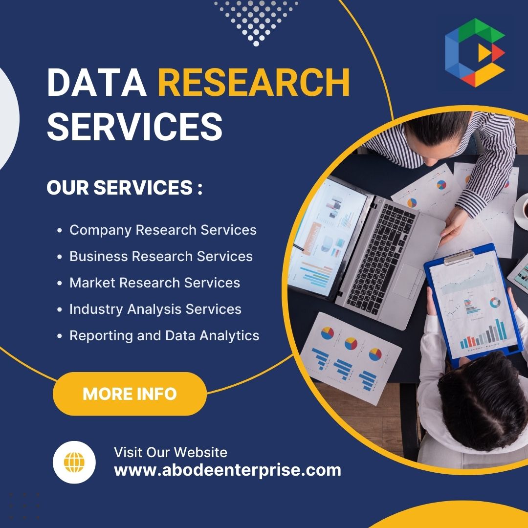 AbodeEnterprise's tweet image. Unlock valuable insights with our expert data research services. We provide in-depth analysis, data collection, and market research to help businesses make informed decisions. 

📧 info@abodeenterprise.com
🌐 bit.ly/3ESVHUv
#abodeenterprise #datacollectation