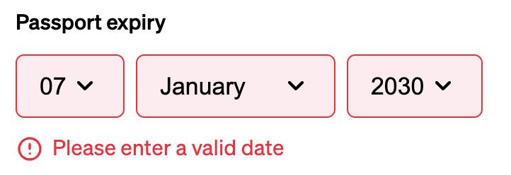 steveWinterNZ's tweet photo. Hey @FlyAirNZ how exactly is my valid passport expiry date, not a valid date? https://t.co/9i8dIVUUFW