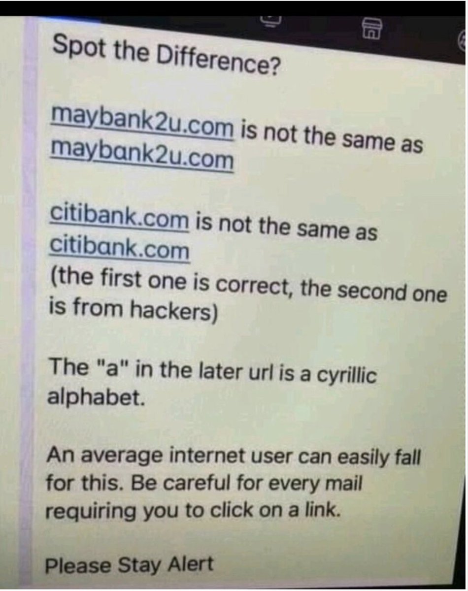ArthurKmo's tweet photo. Can you spot the difference?
Cybersecurity is your responsibility.
#BeCyberAlert https://t.co/gHlHILg8ms