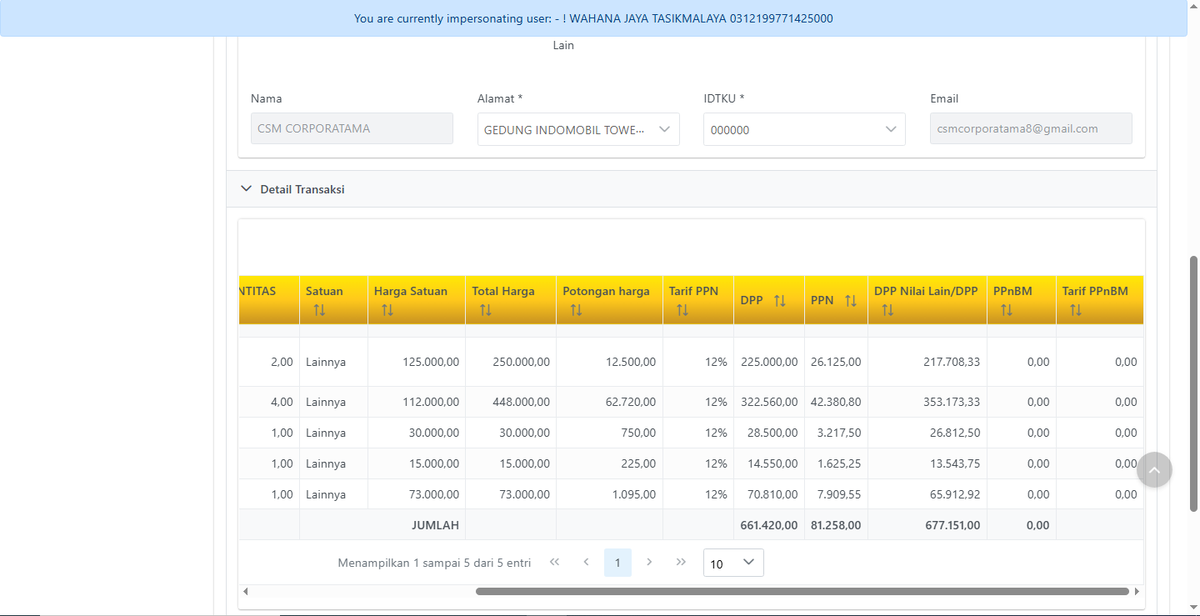 irsan_aidil's tweet photo. Min ini gimana sih sistem coretax nya error mulu @kring_pajak ini kok bisa2nya nilai DPP nya salah, masa iyah Total Harga 250,000 dikruangi Potongan 12,500 Nilai akhirnya 225,000 🥲, pantesan pas mau lapor SPT PPN Masa Februari Nilai Peredaran usahanya beda Ogah kalau hrs diganti https://t.co/MIUxFXJloH