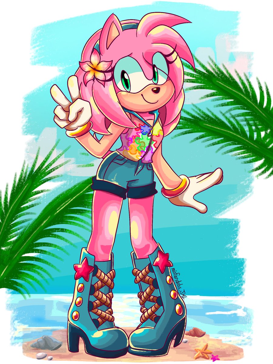 Another drawing of her.

#SonicTheHedgehog #amyrose #amyrosefanart