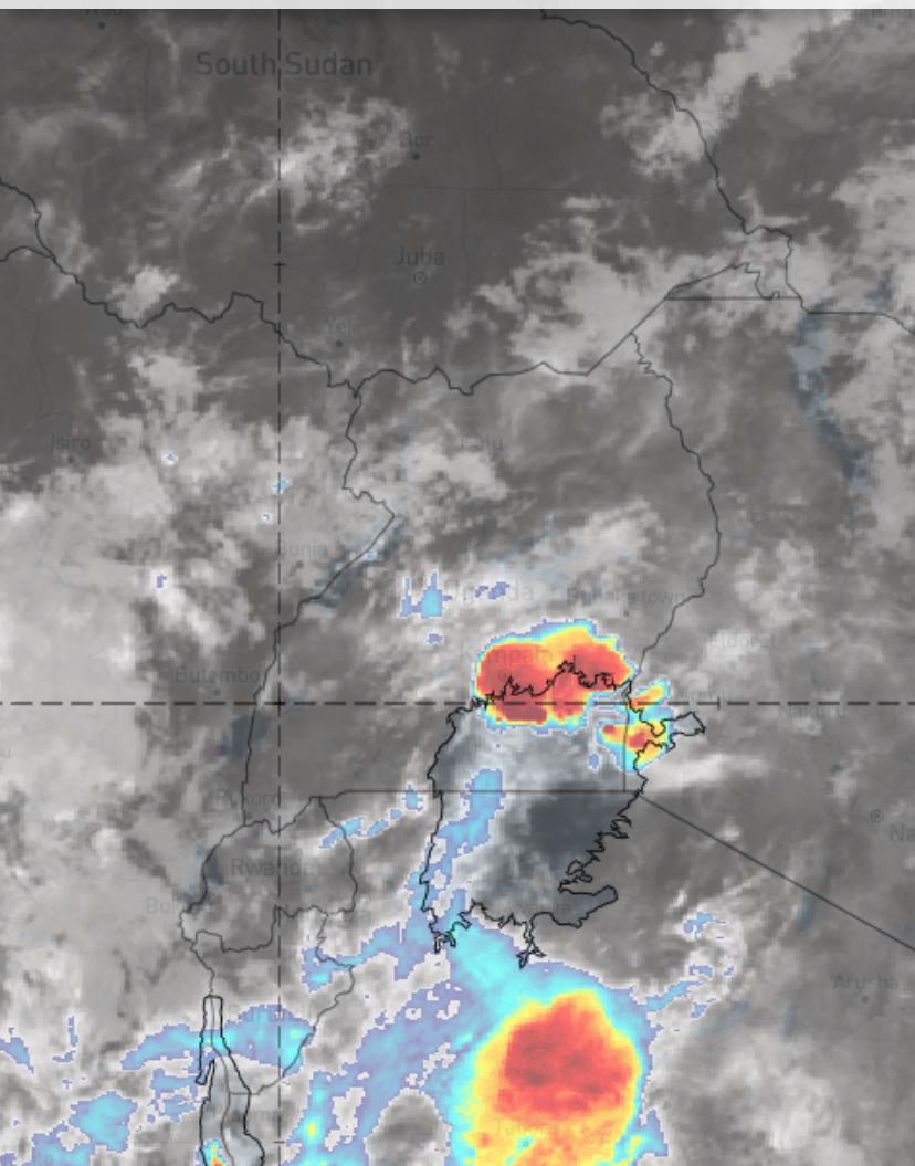 Cloudy conditions with showers are expected over the Eastern, Central and western Lake Victoria Basin, Eastern Coastal and Midwestern areas of the country this morning.