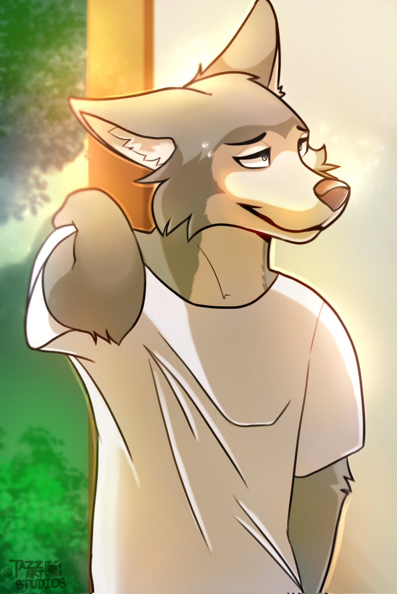 TazztheWolf's tweet photo. Legoshi Fanart I did on stream a few weeks ago. 🤎

#Legoshi #fanart #furryart https://t.co/yEPLqyP8xF