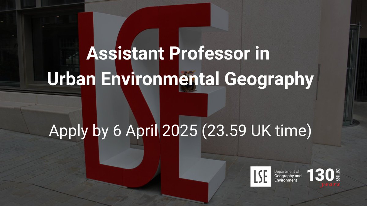 Hyun Bang Shin 신현방 (@urbancommune) on Twitter photo Come and work with us <a href="/LSEGeography/">LSE Geography & Environment</a> - Assistant Professor in Urban Environmental Geography. Further details here: jobs.lse.ac.uk/Redirect.aspx?… Deadline: 6 April 2025 Come and work with us <a href="/LSEGeography/">LSE Geography & Environment</a> - Assistant Professor in Urban Environmental Geography. Further details here: jobs.lse.ac.uk/Redirect.aspx?… Deadline: 6 April 2025
