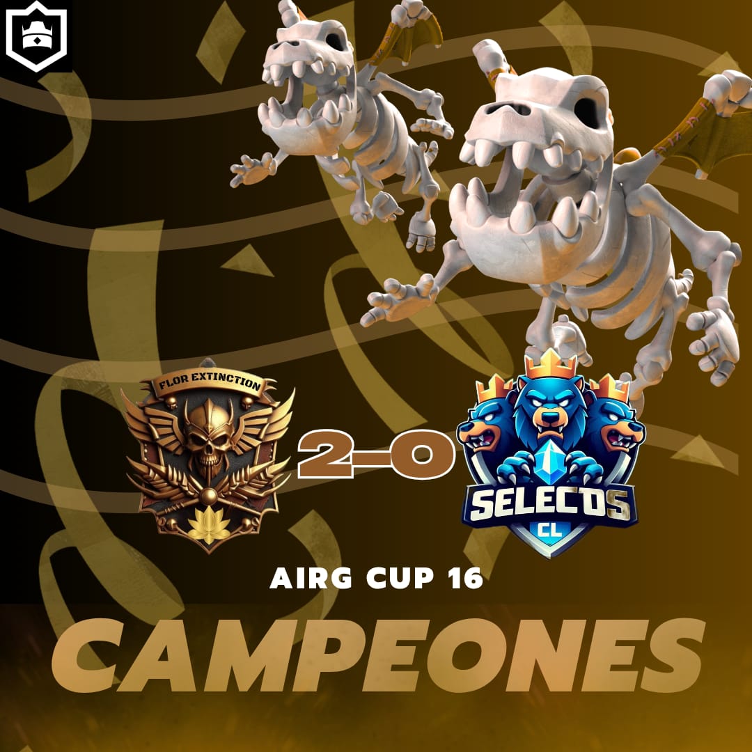 Nuestra 8° copa <a href="/CopaAIRG/">Copa AIRG 🏆</a>, y ya vamos 23 🏆.

🏆 <a href="/CopaAIRG_/">Copa AIRG</a> 16° Ed.
🆚 <a href="/selectos_Cl/">Cachos Esports</a>
✅ 3-0
⭐👤 <a href="/xAleeCR/">Alee ✌</a> (4/0)
👤 @SubTm_CR (1/0)
👤 <a href="/TicoRoyale/">Tico Royale</a> 
🗣️ <a href="/i_nova82328/">Joseph_CR</a>
📊 @__Andres_MV__ <a href="/SnchzN10/">Sanchez</a>