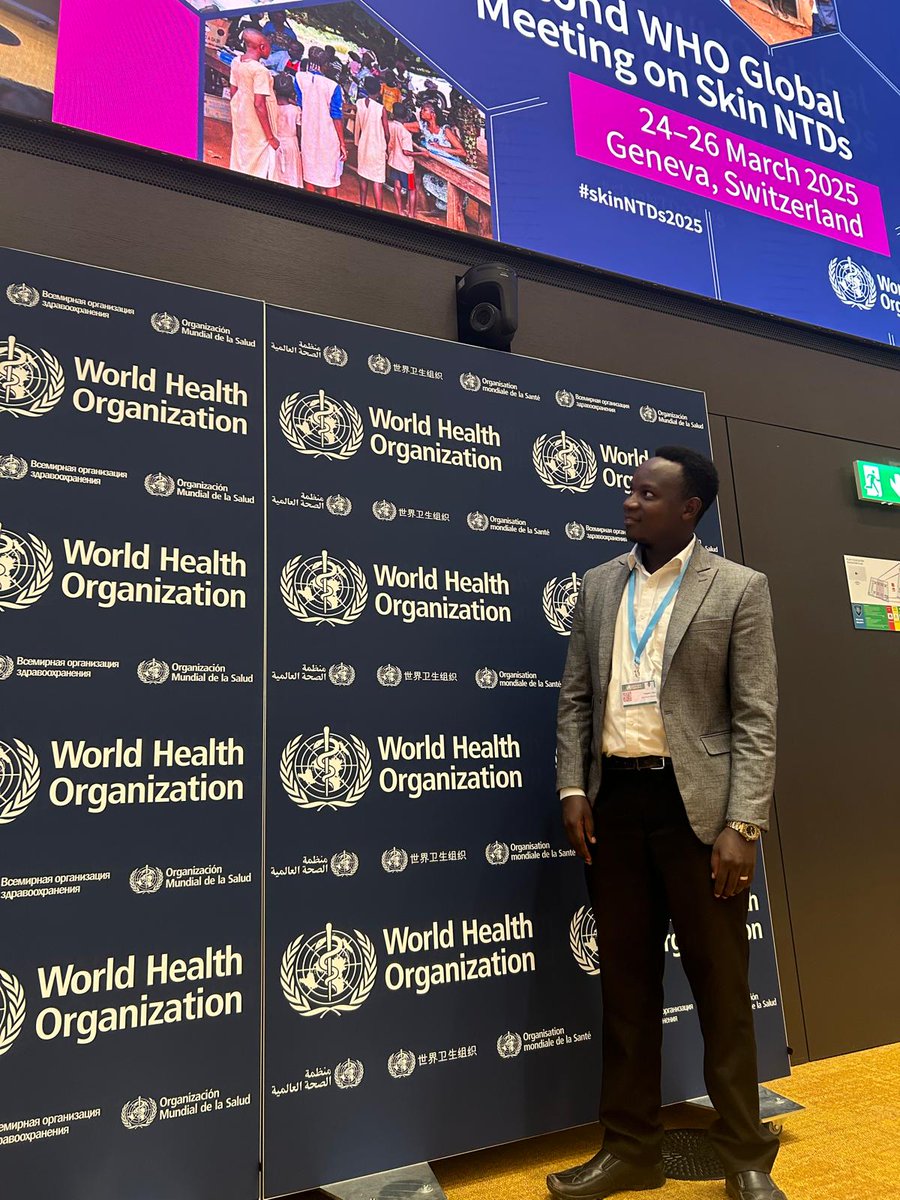 Yona Yangaza (Mr #BeatNTDs). (@yangaza209) on Twitter photo Nimefurahi kuiwakilisha <a href="/onehealth_tz/">One Health Society</a> katika mkutano wa wadau mbali mbali wa afya juu ya magonjwa ya ngozi ambayo hajapewa kipaumbele #SkinNTDs ambao umefanyika nchini Switzerland, Geneva kwenye ofisi za Shirika la Afya duniani <a href="/WHO/">World Health Organization (WHO)</a> kuanzia tarehe 24th-26th March 2025. Nimefurahi kuiwakilisha <a href="/onehealth_tz/">One Health Society</a> katika mkutano wa wadau mbali mbali wa afya juu ya magonjwa ya ngozi ambayo hajapewa kipaumbele #SkinNTDs ambao umefanyika nchini Switzerland, Geneva kwenye ofisi za Shirika la Afya duniani <a href="/WHO/">World Health Organization (WHO)</a> kuanzia tarehe 24th-26th March 2025.