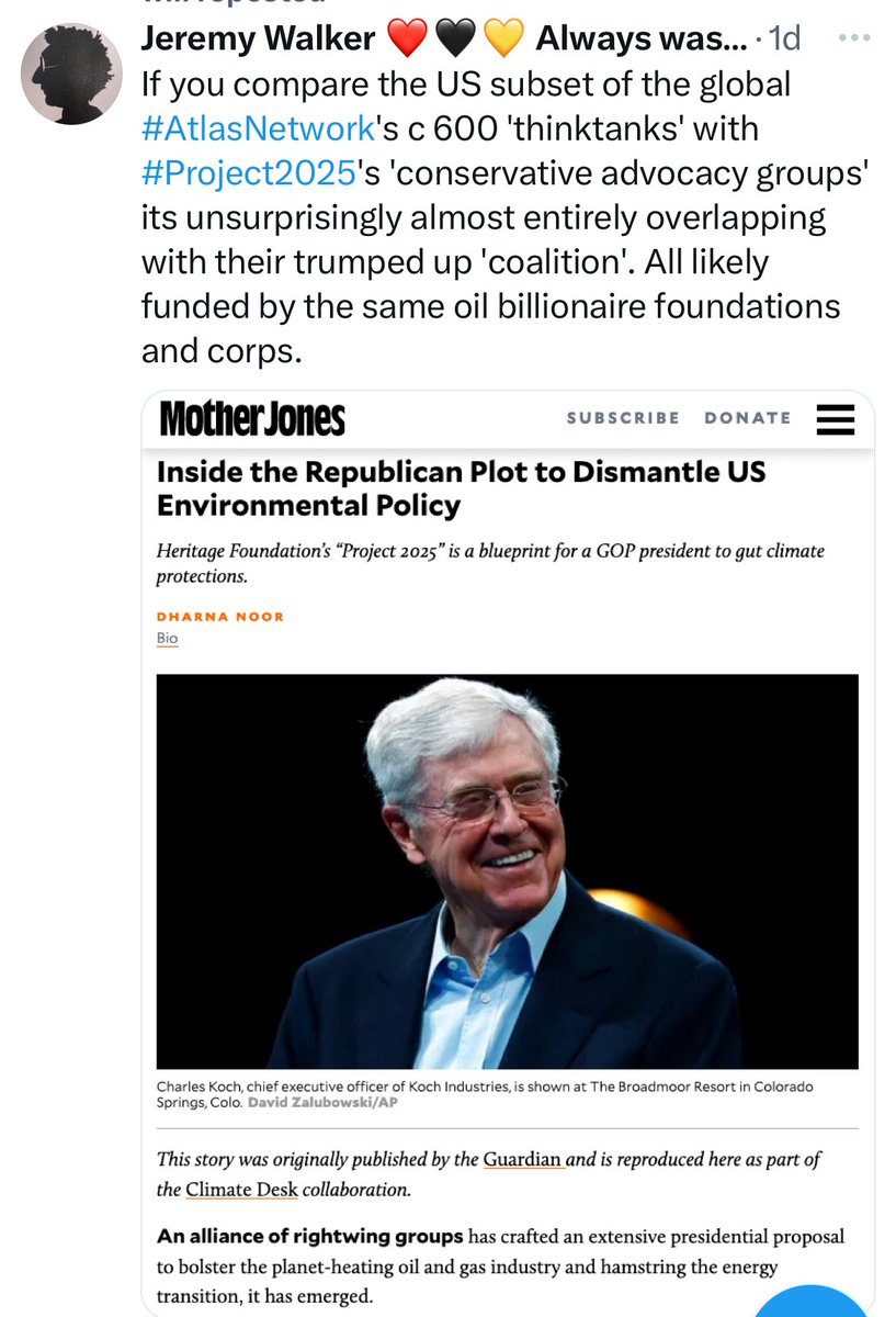 HuiaSue's tweet photo. Watch the important new doco “Bad Faith” to see how super-conservative religious groups have been politicised by #BigOil, Tobacco & other nasty #MegaCorps to spread anti- #climate propaganda, + racism, anti-trans, anti-poor, anti-worker, anti- #Democracy, Pro-#War =#AtlasNetwork https://t.co/HbpjtVdcyq