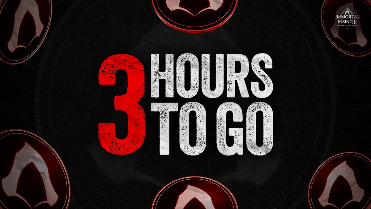 immortalrising2's tweet image. ⚔️ 3 Hours until TGE, Immortals. . .

The battlefield is set.
The Immortals stand ready.

There&apos;s only one voice echoing closer: $IMT