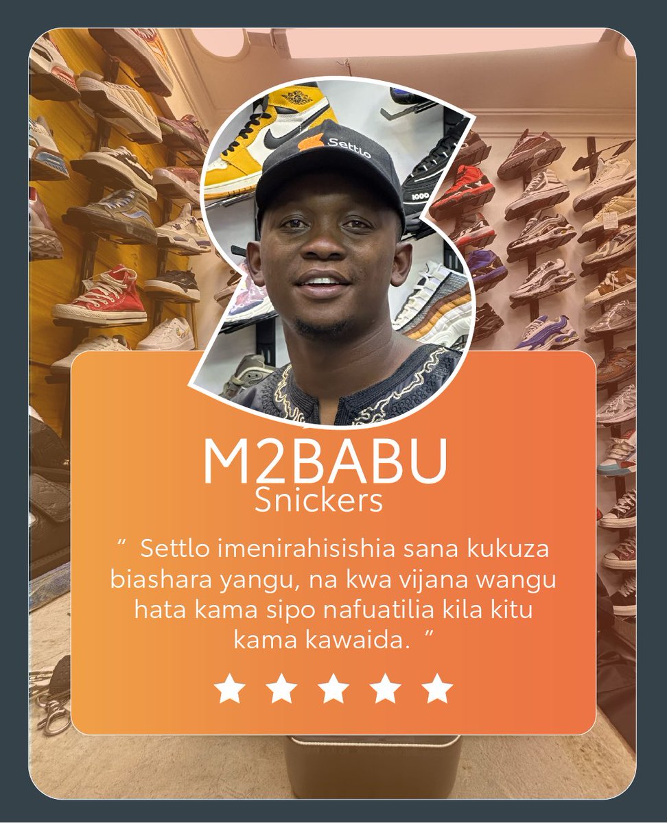settloapp's tweet photo. Settlo imenirahisishia sana kukuza biashara yangu, na kwa vijana wangu hata kama sipo nafuatilia kila kitu kama kawaida.

Tupigie  sasa kwa namba 0759 229 777 https://t.co/hJiiRGVeJH