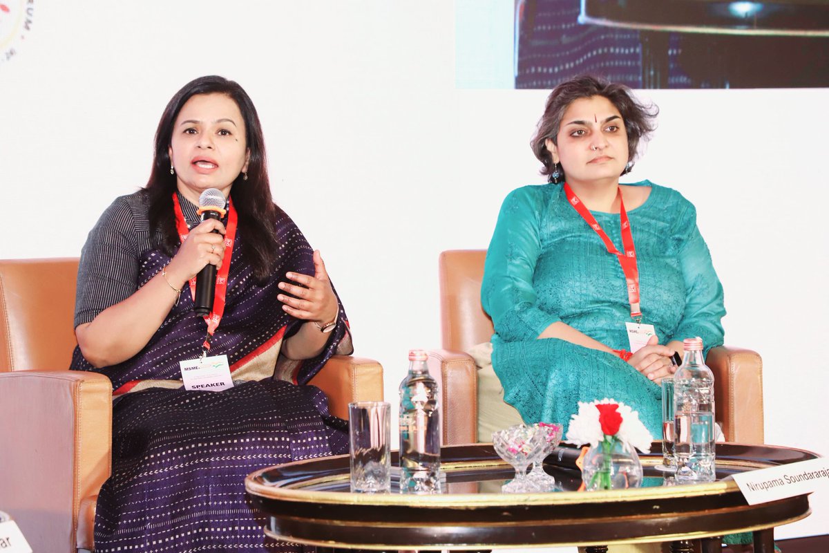 vineetah's tweet photo. Honoured to speak at the 6th Annual MSMEs in Viksit Bharat conf. by @SMEForumIndia on enabling sustainable MSME competitiveness 
@vinamra_mishra  @NiruRajan, @VinodKPandita1
#MSME #ViksitBharat #IndiaSMEForum #PublicPolicy https://t.co/1vtkuuaiui