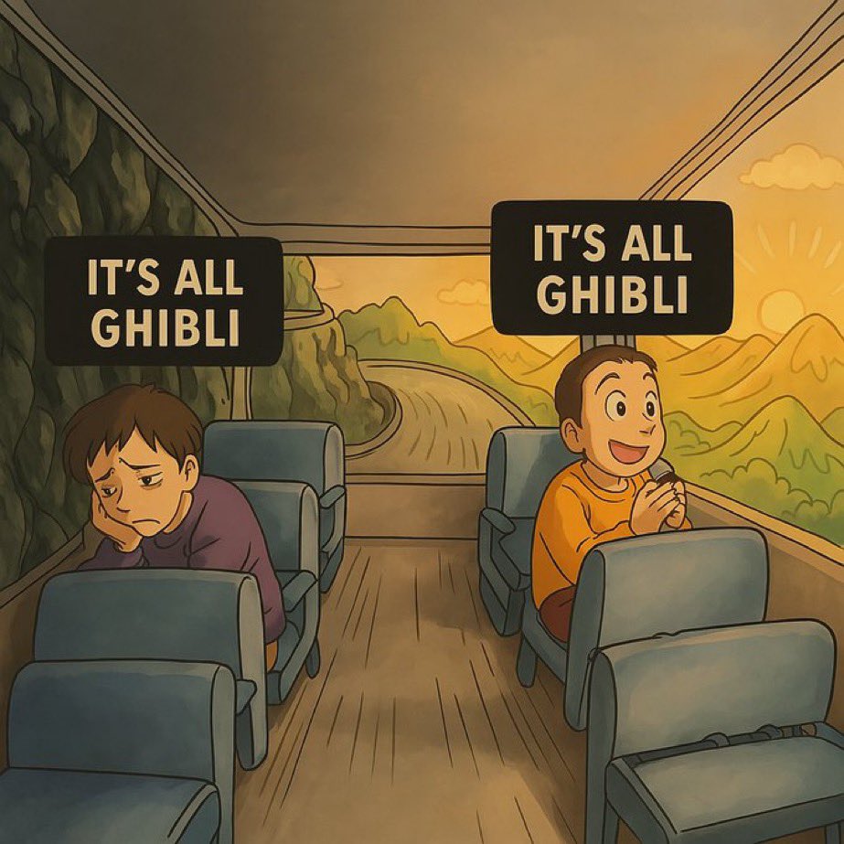 Everything is ghibli images right now 🤓