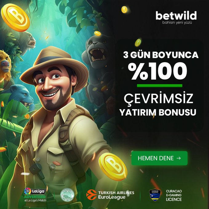 ⭐️FORUM ROYAL &amp; BETWİLD
💰100 TL NAKİT SKOR ETKİNLİĞİ!
✍️ÇEVRİMSİZ-YATIRIM ŞARTSIZ
⚽️Beşiktaş - Galatasaray

➡️Katılım👉l24.im/rEZ4dA

🕊️RT+ETİKET #denemebonusu #freespin #freebet