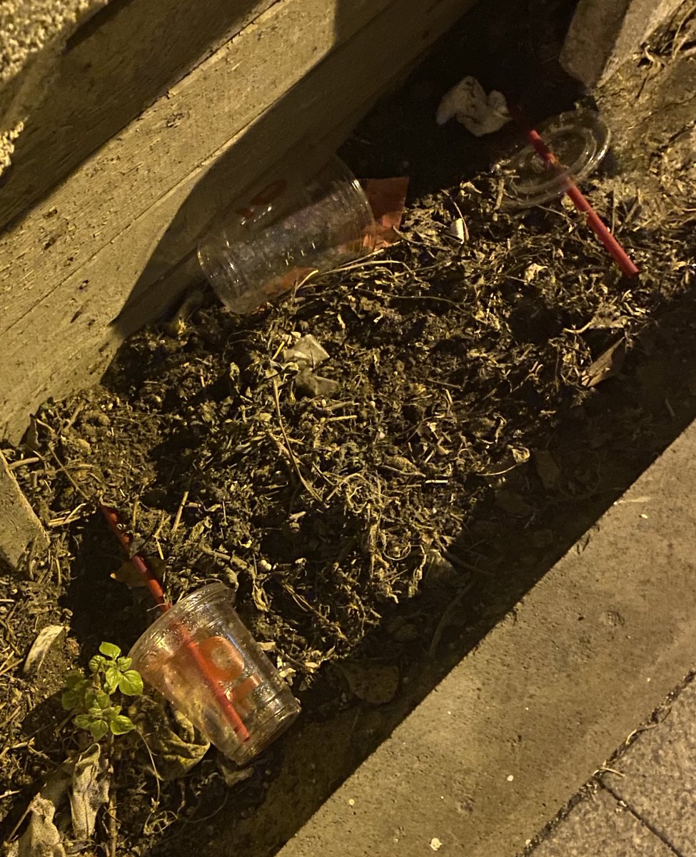 espresso l*bden kahve alan adam coplerin yere atilmadigini bilmez tabi