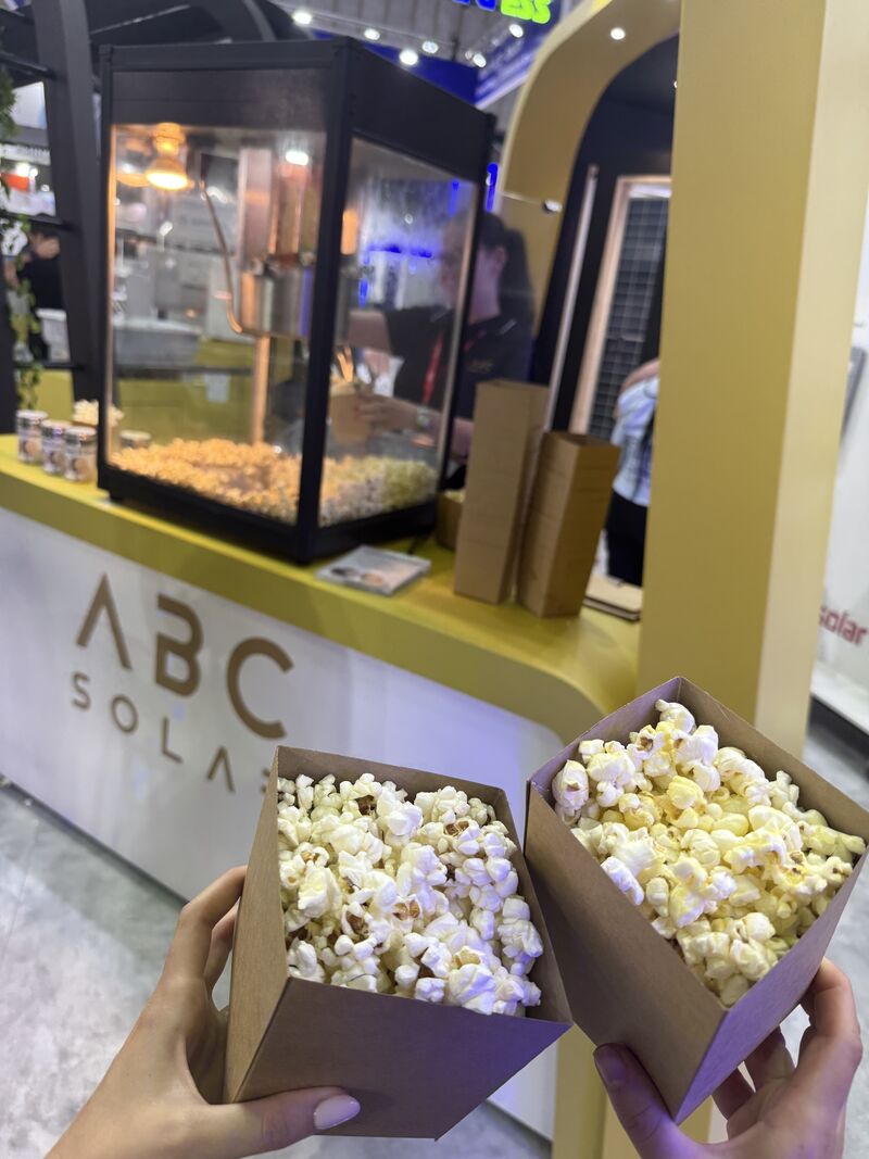 Collect your popcorn from the #ABCSolar SA stand in hall 5 🍿

Make sure to ask them about their innovative PV products and solutions whilst you’re there! 

Get your ticket here 👉  bit.ly/3QlxJn8 

#SolarStorageAfrica