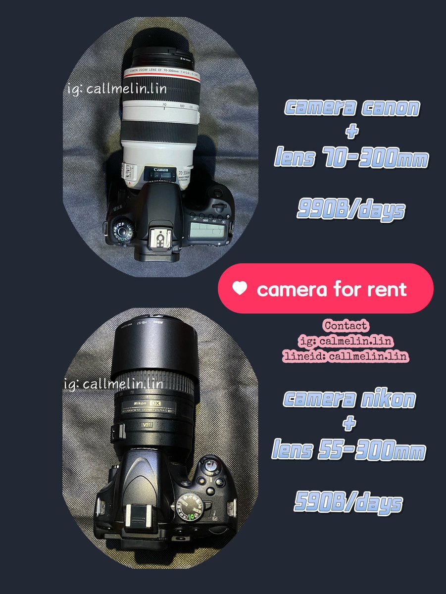 dooan_lee's tweet image. Dm me
Ig: callmelin.lin
line id: callmelin.lin
#cameraforrent #rentcamera 
#เช่ากล้อง #เช่าเลนส์ #เช่ามือถือ