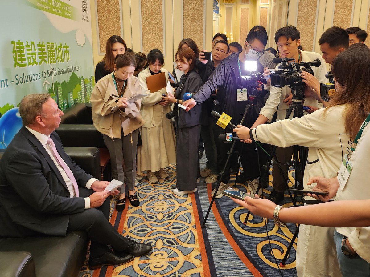 🌟#MIECF2025 kicks off today in Macau!🌍Experts &amp; industry leaders gather to explore green innovation for sustainable cities. 🏙️Keynote by Gino Van Begin, ICLEI SG, on "Innovation Green Development."🌿ICLEI Roundtable on urban transformation &amp; industrial cooperation. Stay tuned!