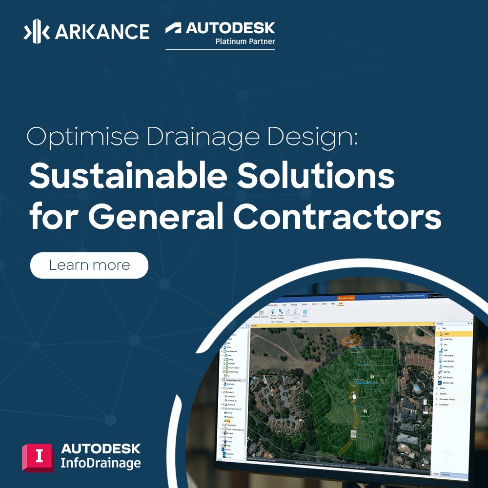 General contractors are responsible for the brunt of the build and maintain phases of the design and make process.

Learn more: shorturl.at/C1Ss6

#GeneralContractor #DrainageDesign #InfoDrainage #Innovyze #Autodesk #Bluebeam