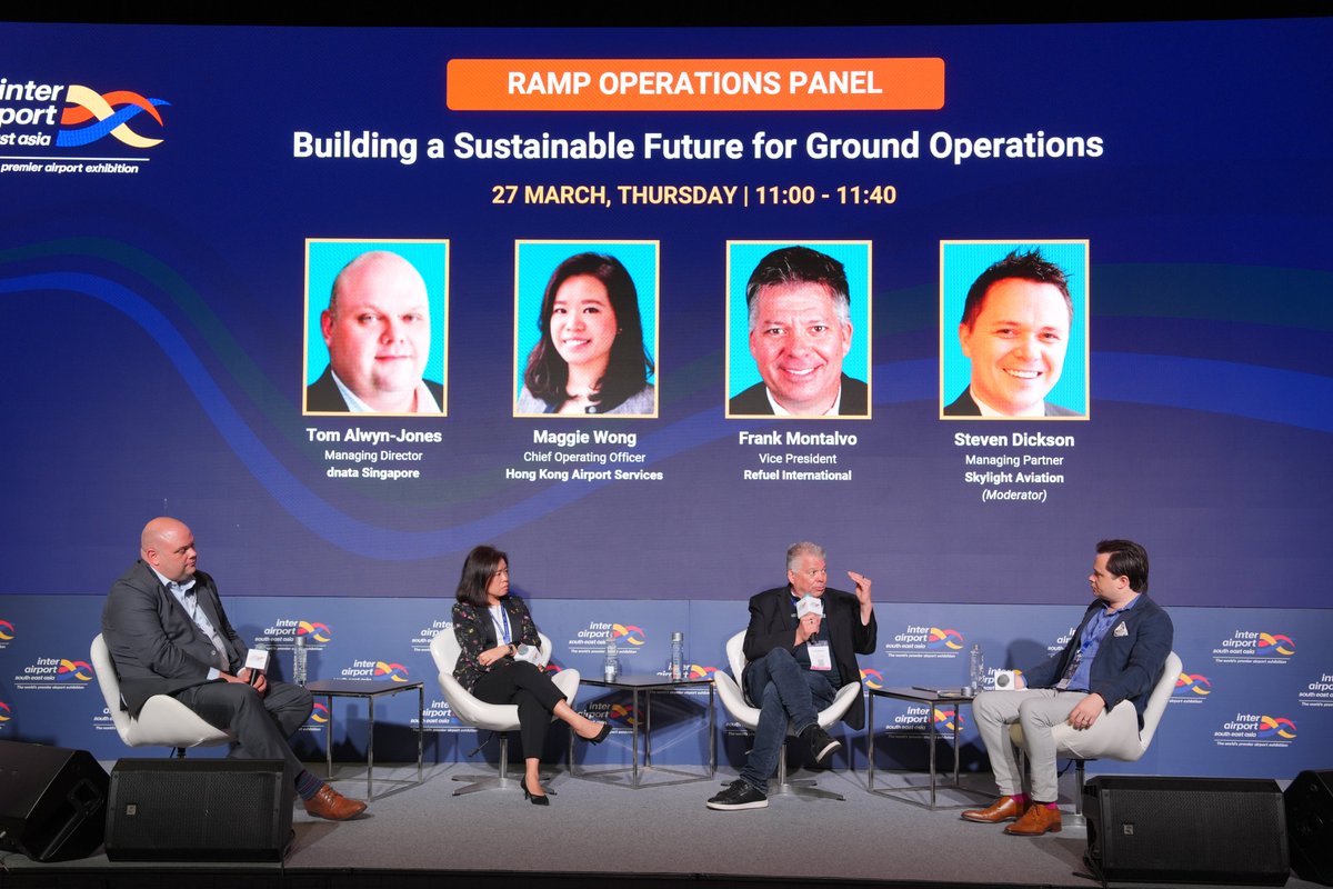 ❓Can ground handling ops hit net-zero by 2050?

At #IASEA25, Tom Alwyn-Jones (dnata Singapore), Maggie Wong (HKAS), &amp; Frank Montalvo (Refuel Int'l) discuss the future of sustainable ground handling &amp; the financial hurdles in achieving net-zero.

#interairport #IASEA