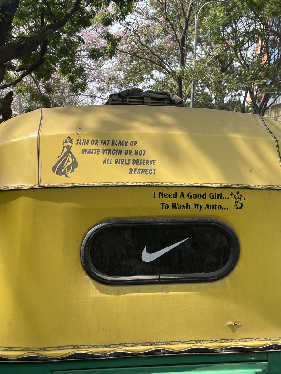 saurabh47g's tweet image. Auto wisdom: Equality for all, but who’s washing the ride? 🚖🤔 #BangaloreDiaries